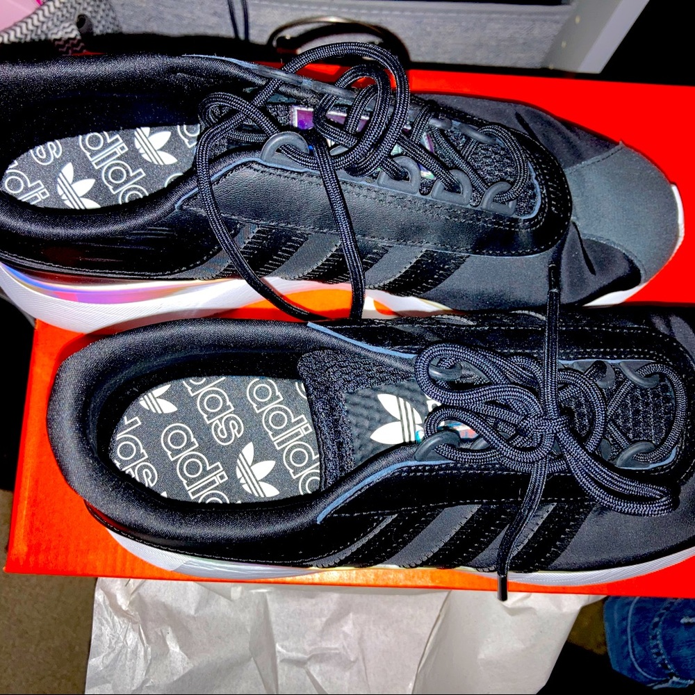 Women’s Adidas Black and white sneakers